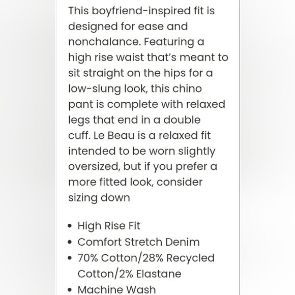 FRAME Le Beau Crop Chino Pants size 27 - Picture 10 of 10